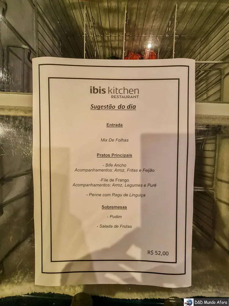 Menu do dia