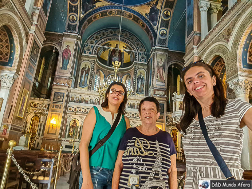 Interior da Catedral Metropolitana de Atenas