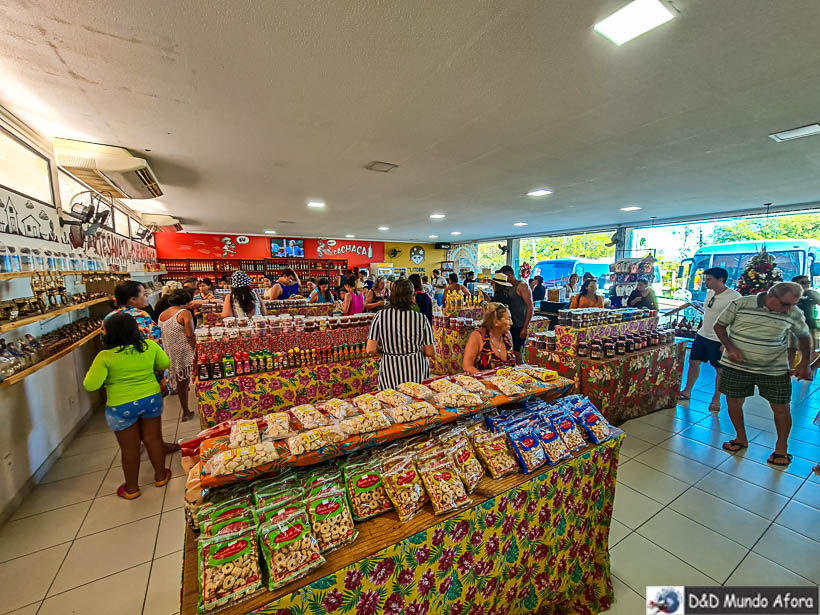 Loja de doce em Paripueira - viagem para Alagoas