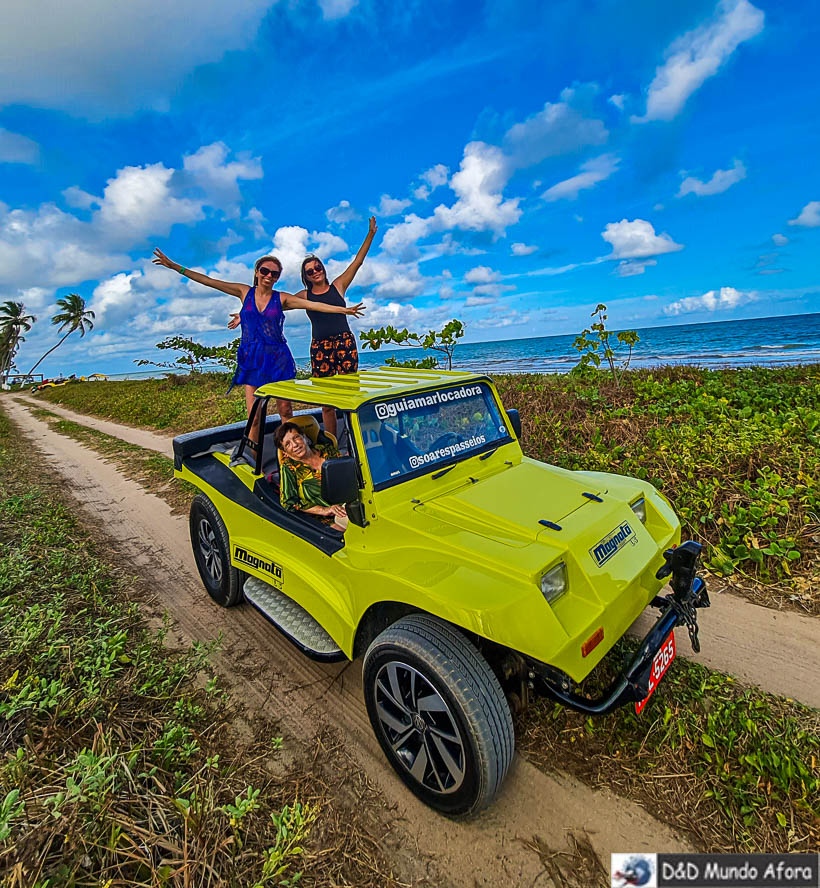 Passeio de buggy litoral sul de Maragogi - Viagem para Alagoas