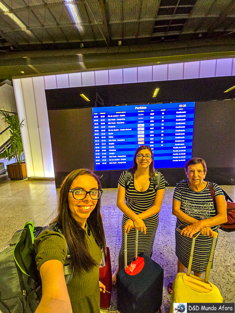 Aeroporto de BH rumo ao Rio de Janeiro